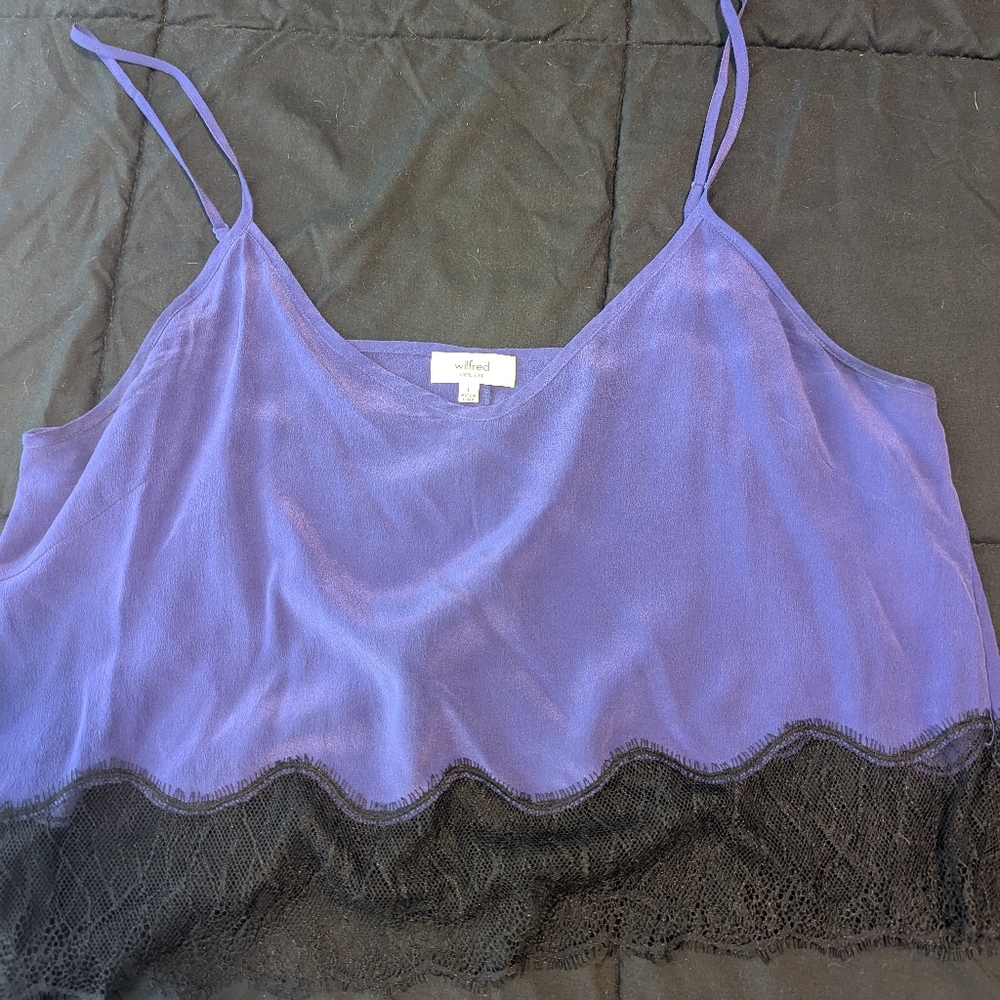 Wilfred Royal Blue Silk Blouse